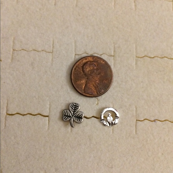 🍀 Sterling Silver Irish Earring Set - Picture 3 of 3